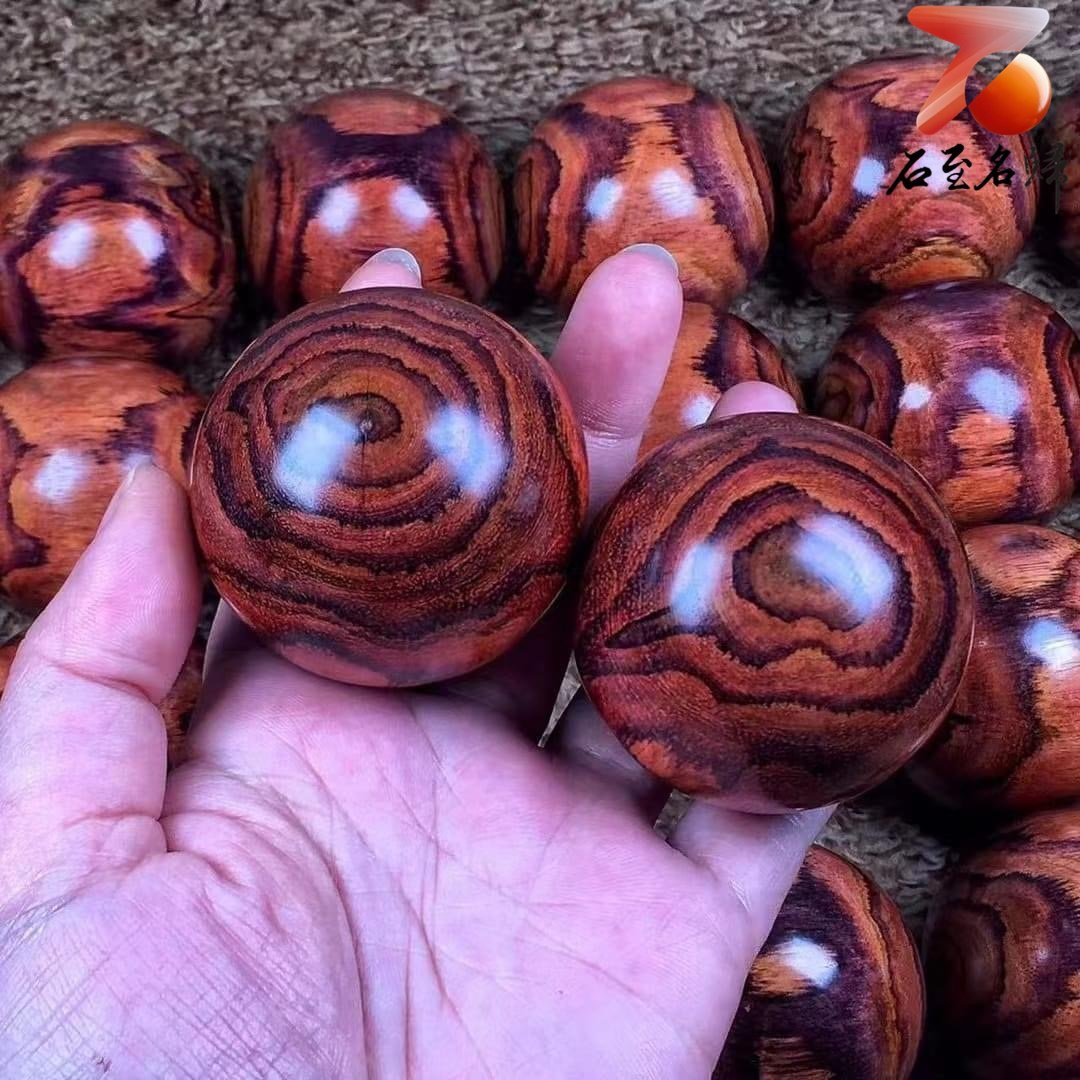 海南黃花梨 50mm×2保健球