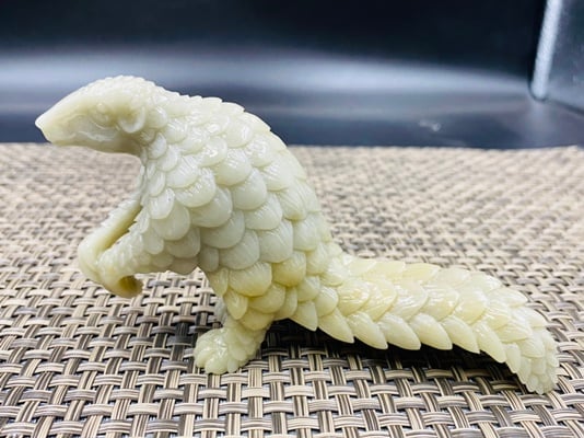 石鎧護運，鎮宅開路 壽山峨嵋石【穿山甲】王逸文老師純手工雕刻