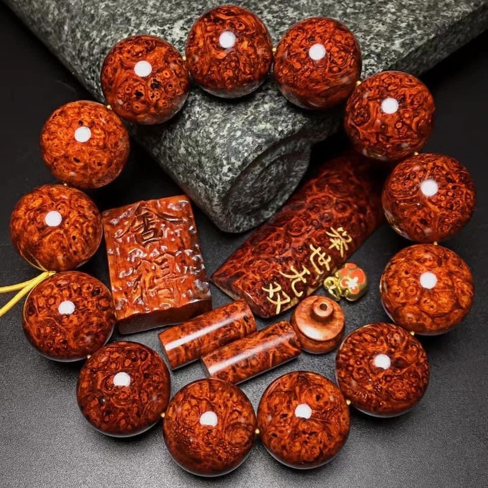 印度小葉紫檀18mm手珠【舉世無雙】