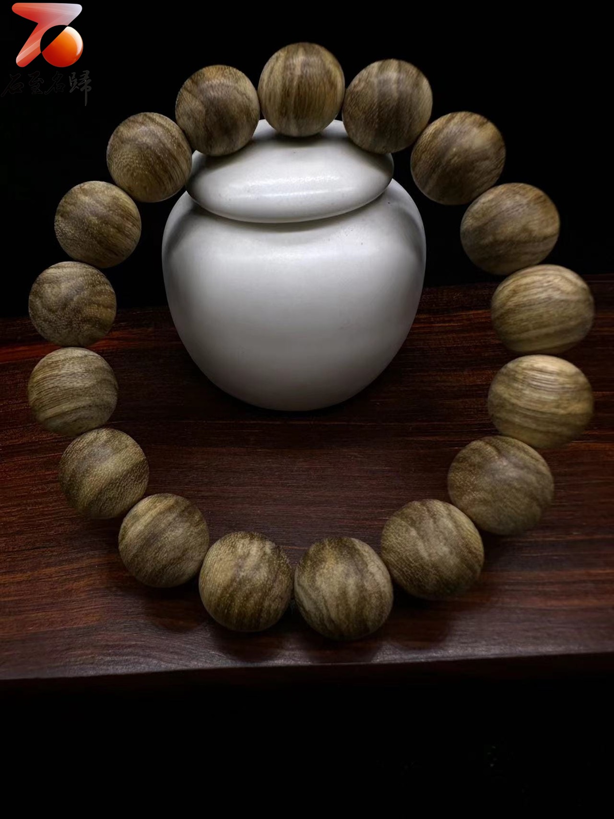 天然野生達拉干沉香12mm手串