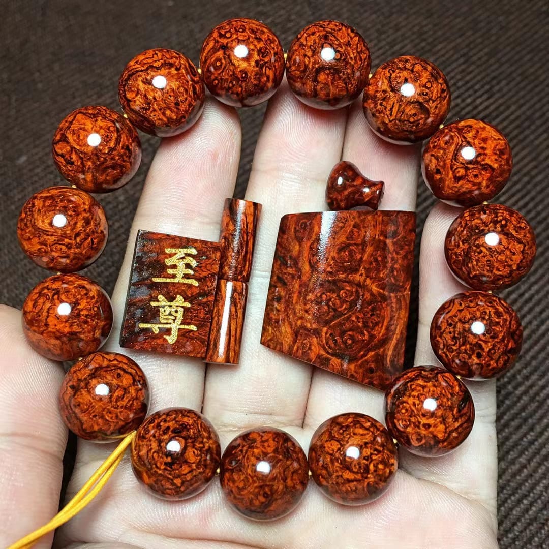 印度小葉紫檀15mm爆滿瘤疤【至尊】