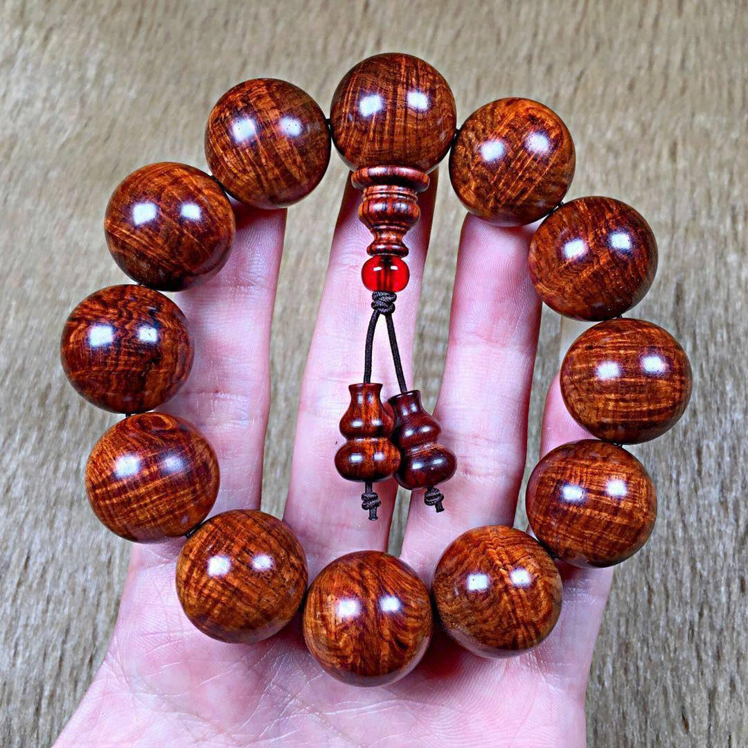 海南黃花梨手珠20mm(附鑑定書)