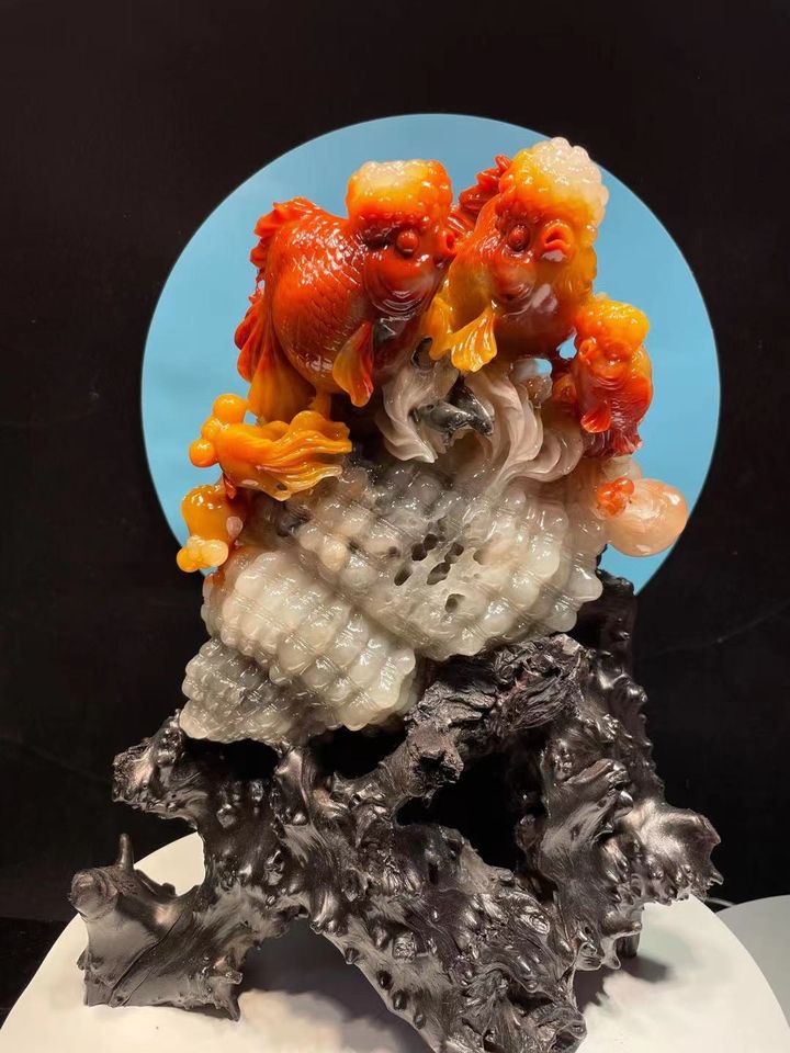 極品寮國高山五彩石【金玉滿堂2】