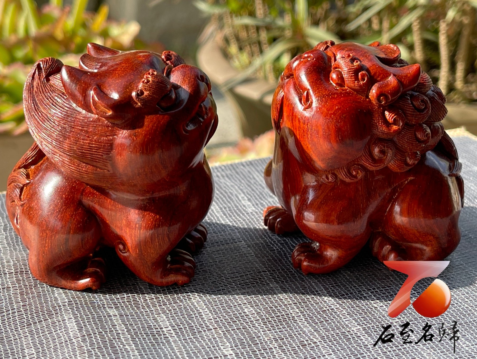 印度小葉紫檀高油密二膘料製 【Q版貔貅】