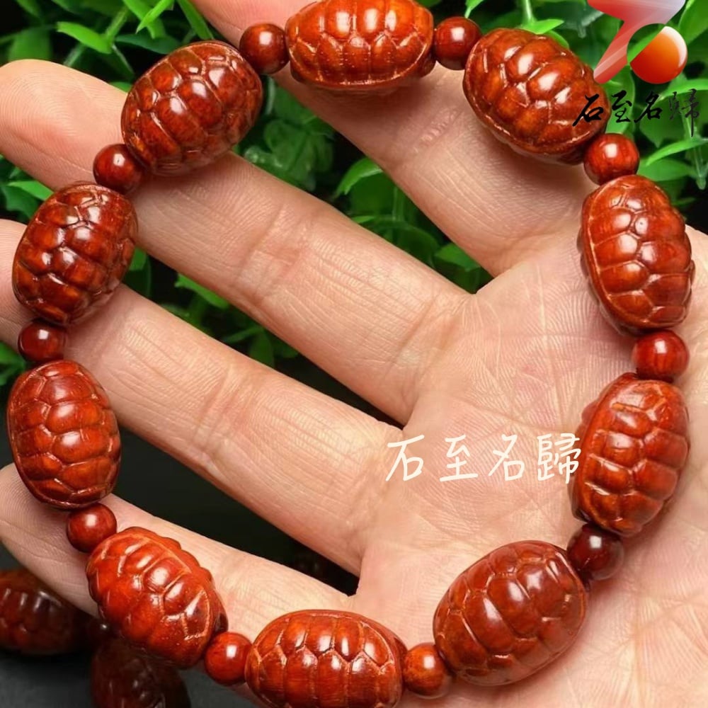 印度小葉紫檀高油密老料【富甲天下手珠】