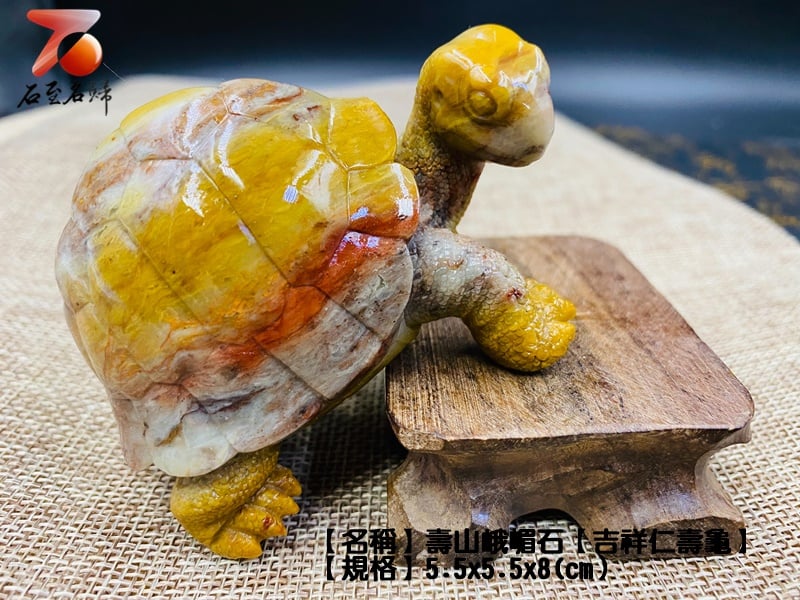 壽山峨嵋石【吉祥仁壽龜】