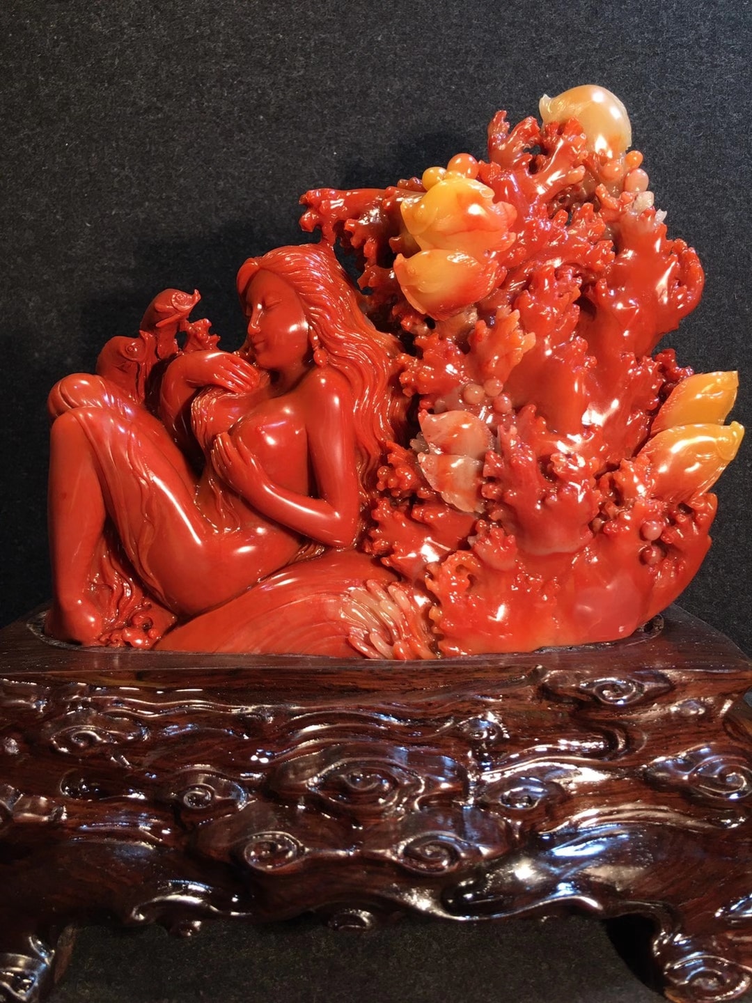 精品寮國石【海的女兒】