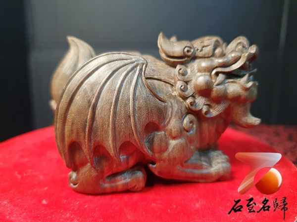 印度老山檀香極品陰沉黑肉料【飛天貔貅】