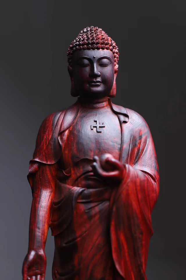 印度小葉紫檀【大日如來】