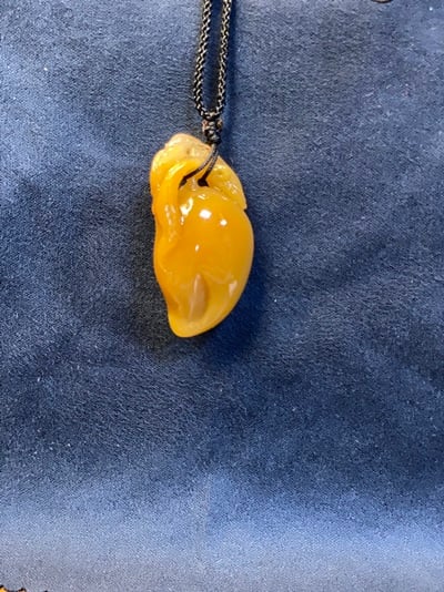 寮國北部石項鍊【壽桃】