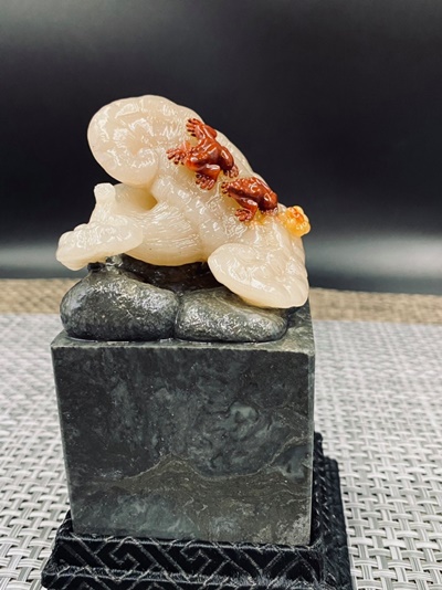 正宗福建壽山 高山五彩石【自然寶藏】