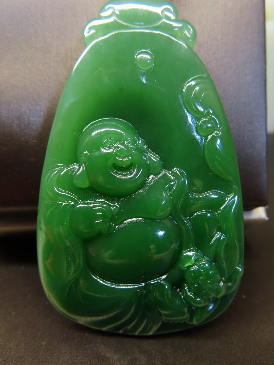 精品和田俄碧老料【彌勒笑佛】