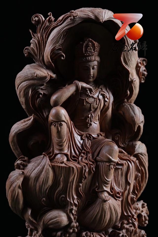 印度老山檀香黑肉沈水二標料【沉思觀音】