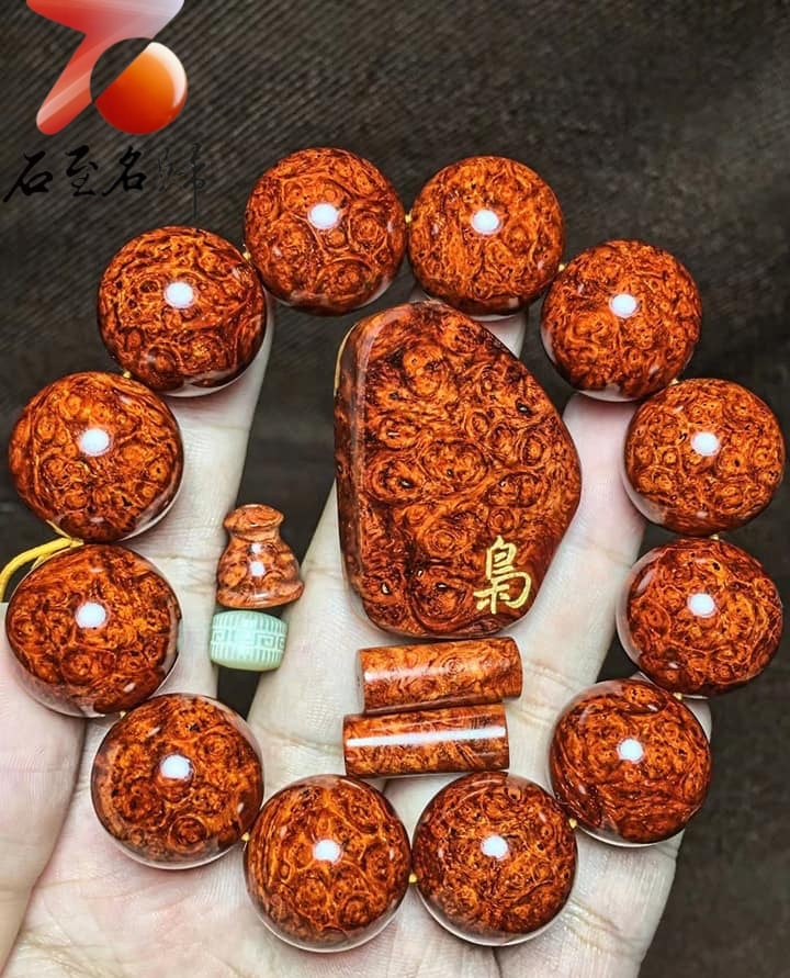 印度小葉紫檀20mm×12顆【梟】