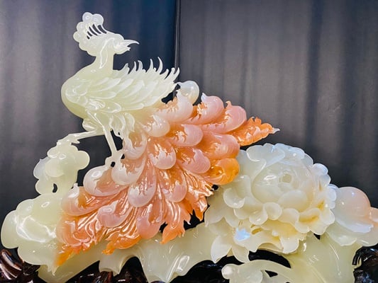 阿富汗紅花冰玉【富貴吉祥】