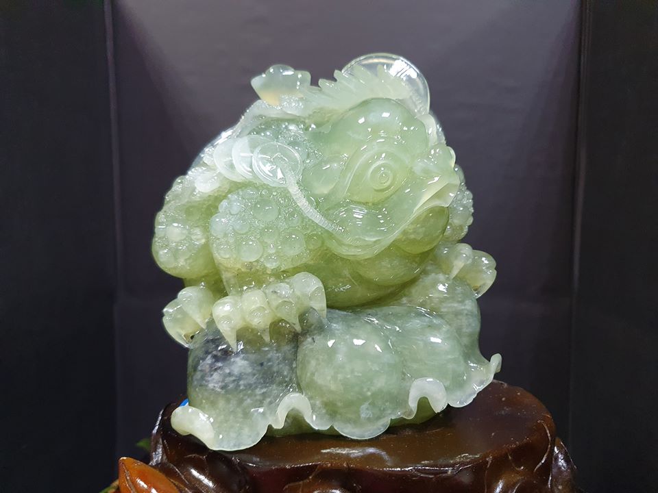 岫玉系列【招財金蟾】