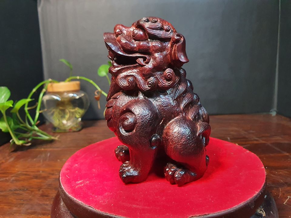 印度小葉紫檀湘工【北京獅】
