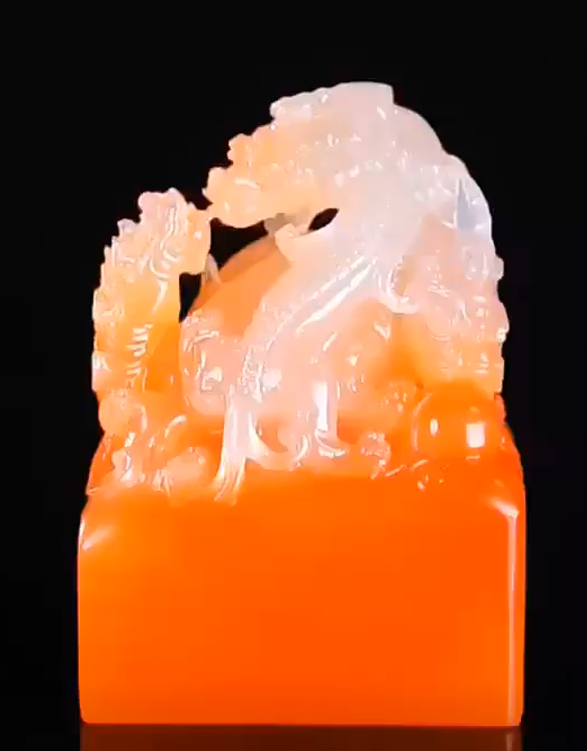 頂級壽山高山結晶純天然【雙璃琥】