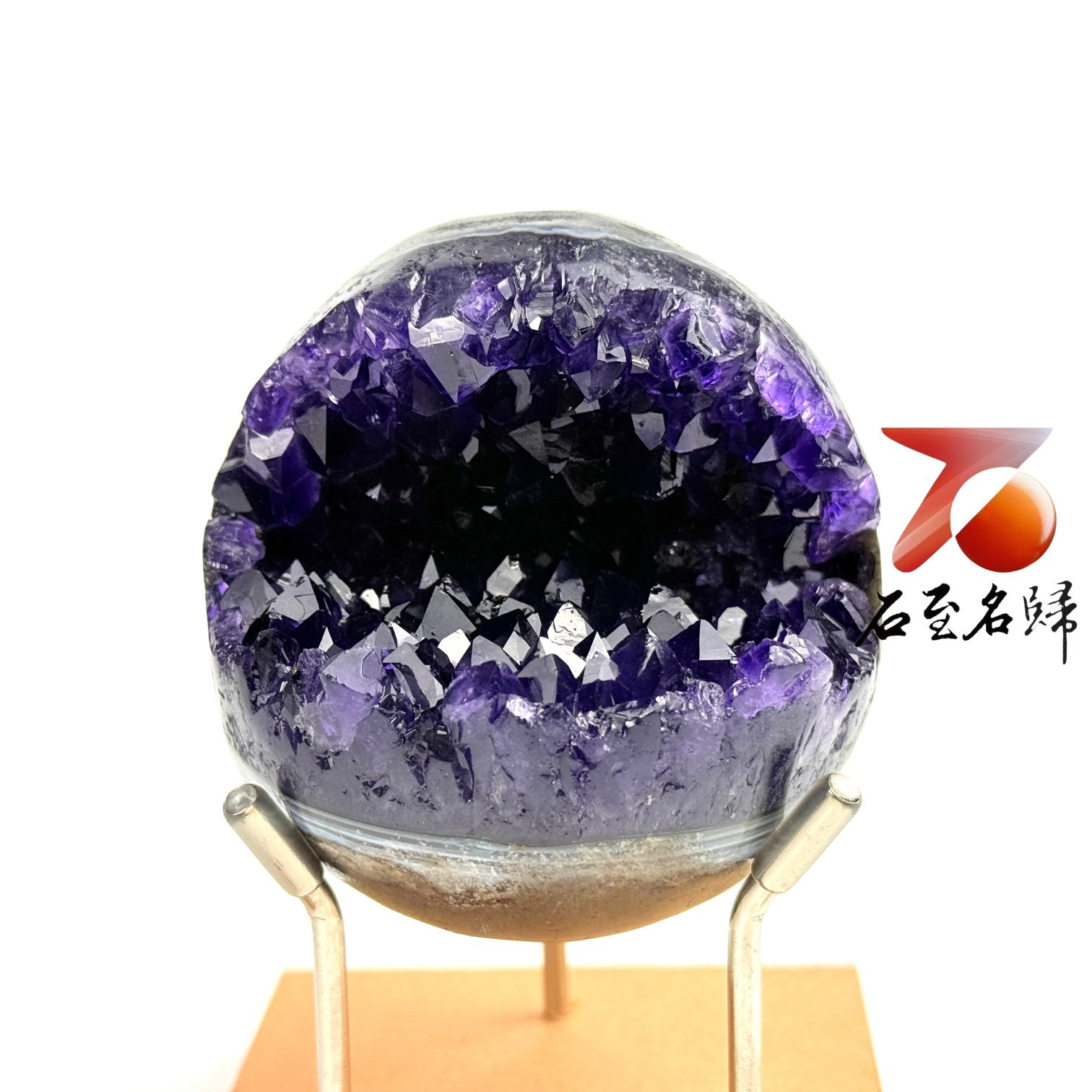 天然 烏拉圭紫水晶收藏級極品【笑口常開．好運自來】