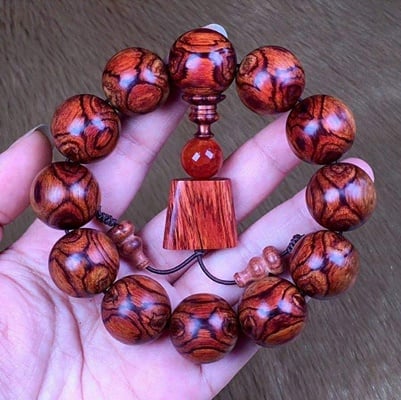 海南黃花梨野生料19.5mm手珠