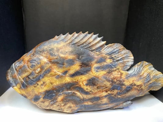 壽山旗山石【石斑魚】