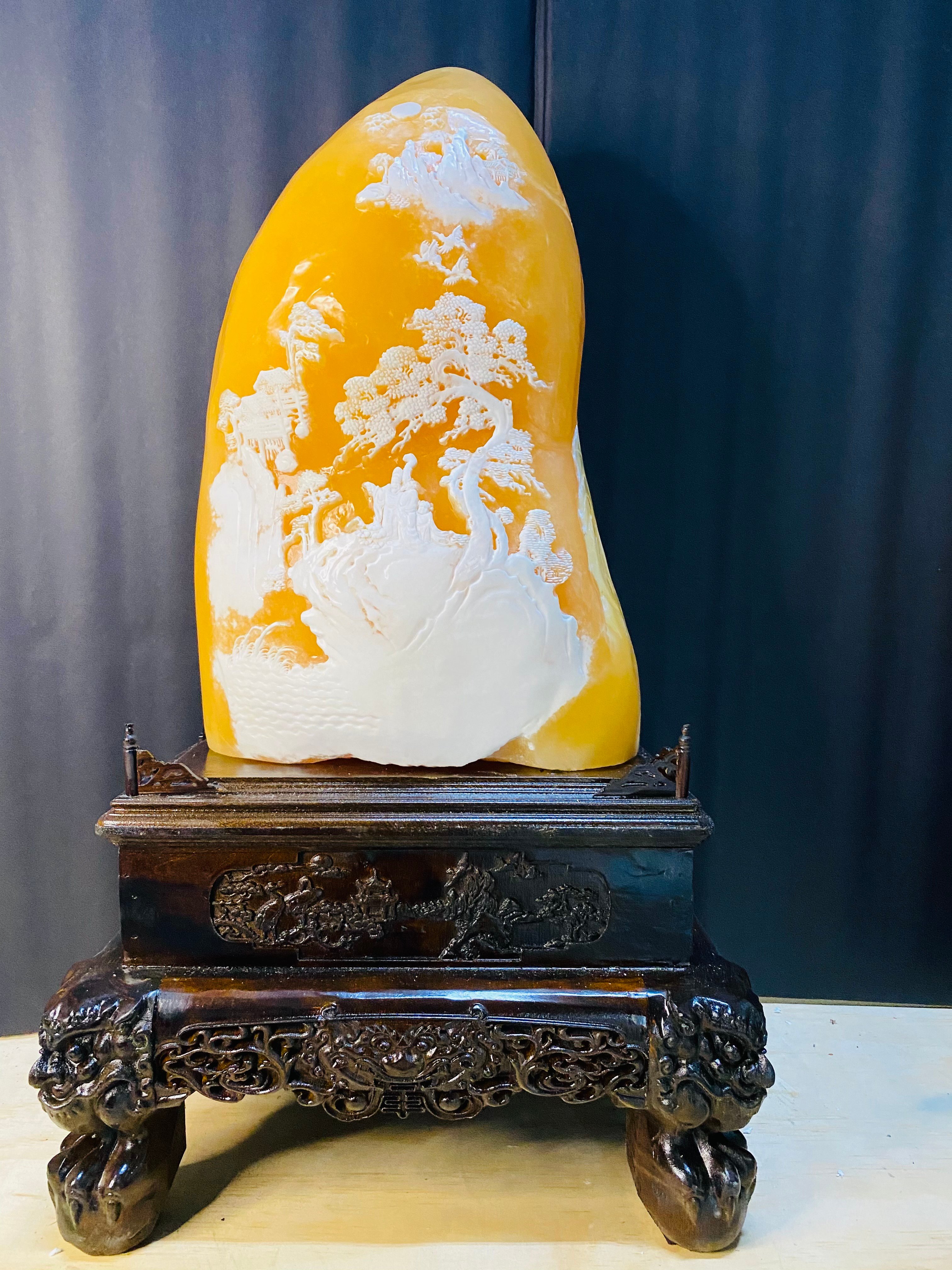 金水凍石【世外桃源】