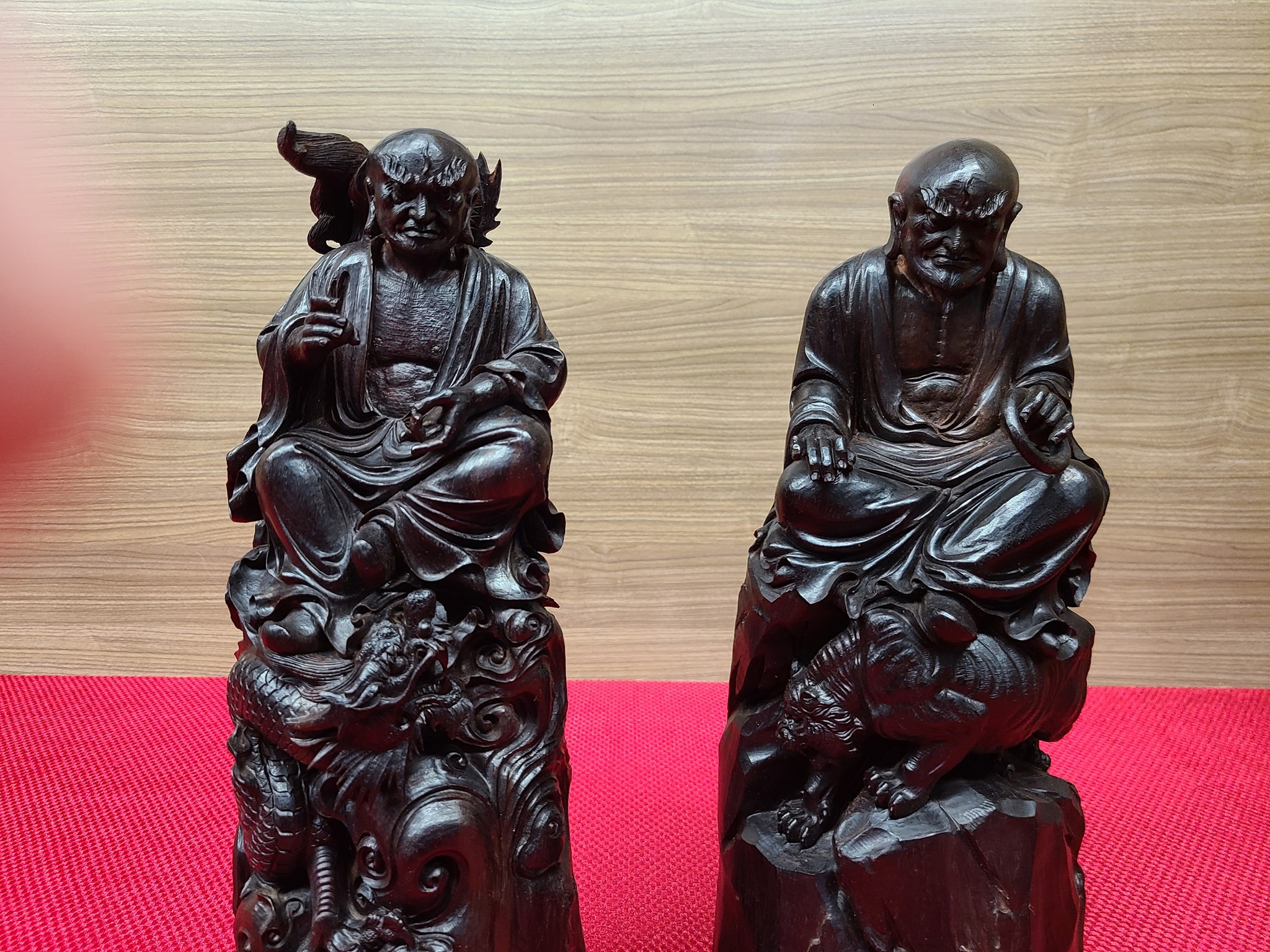 印度小葉紫檀【降龍伏虎羅漢】