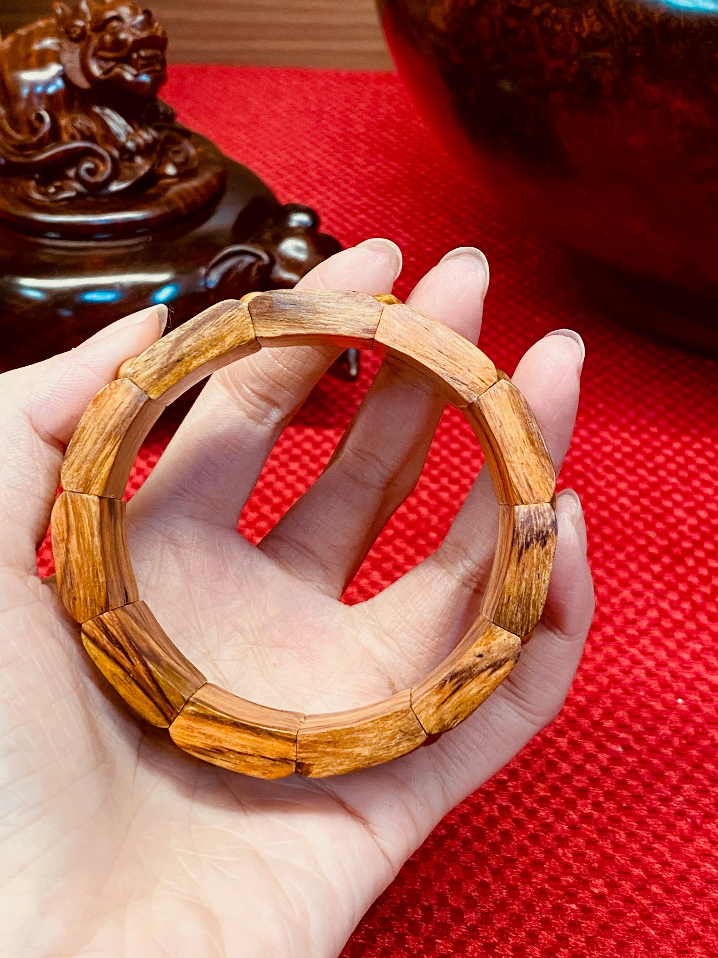 海南黃花梨手排 極品佛珠手串