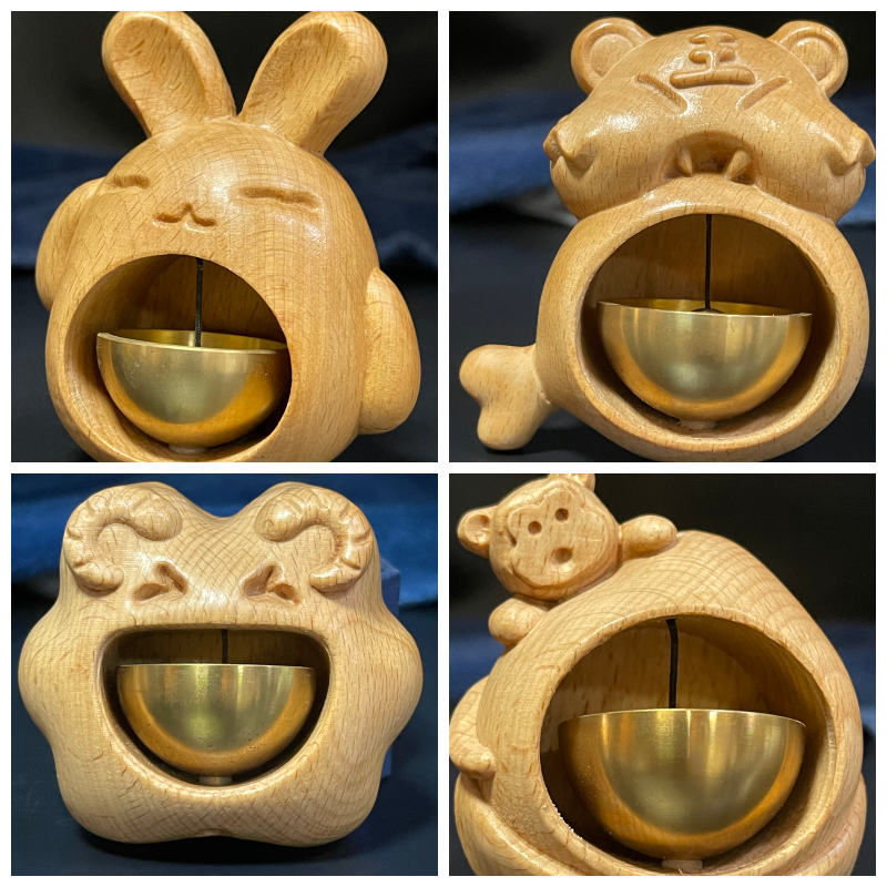 台灣現貨 實體店鋪 德國進口櫸木製 多巴胺日式風鈴