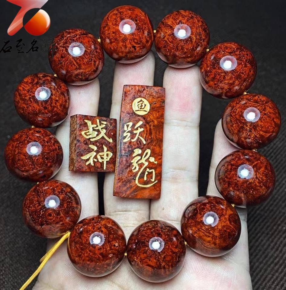 印度小葉紫檀20mm【戰神-魚躍龍門】