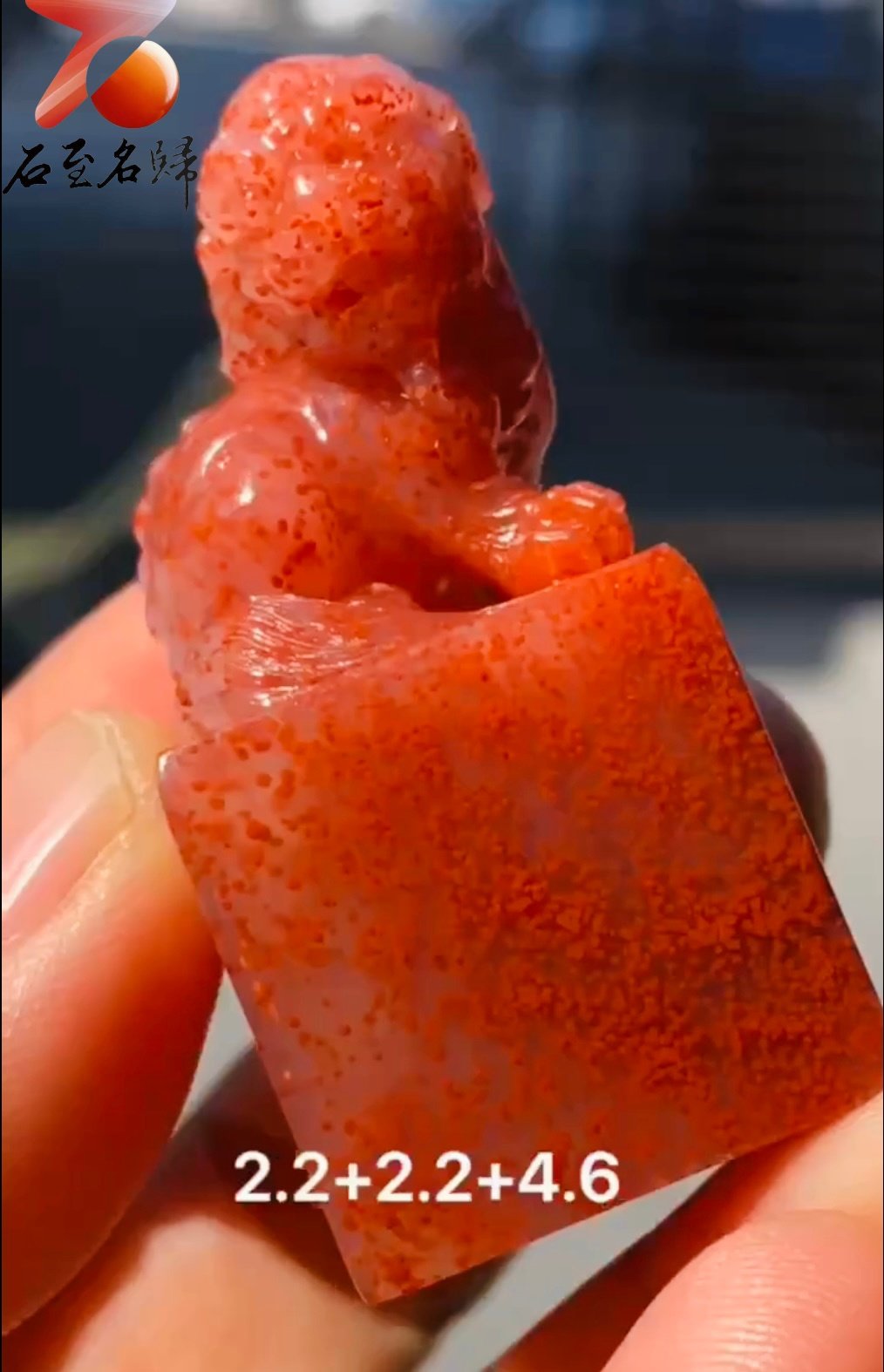 正壽山水洞桃花瑞獸章