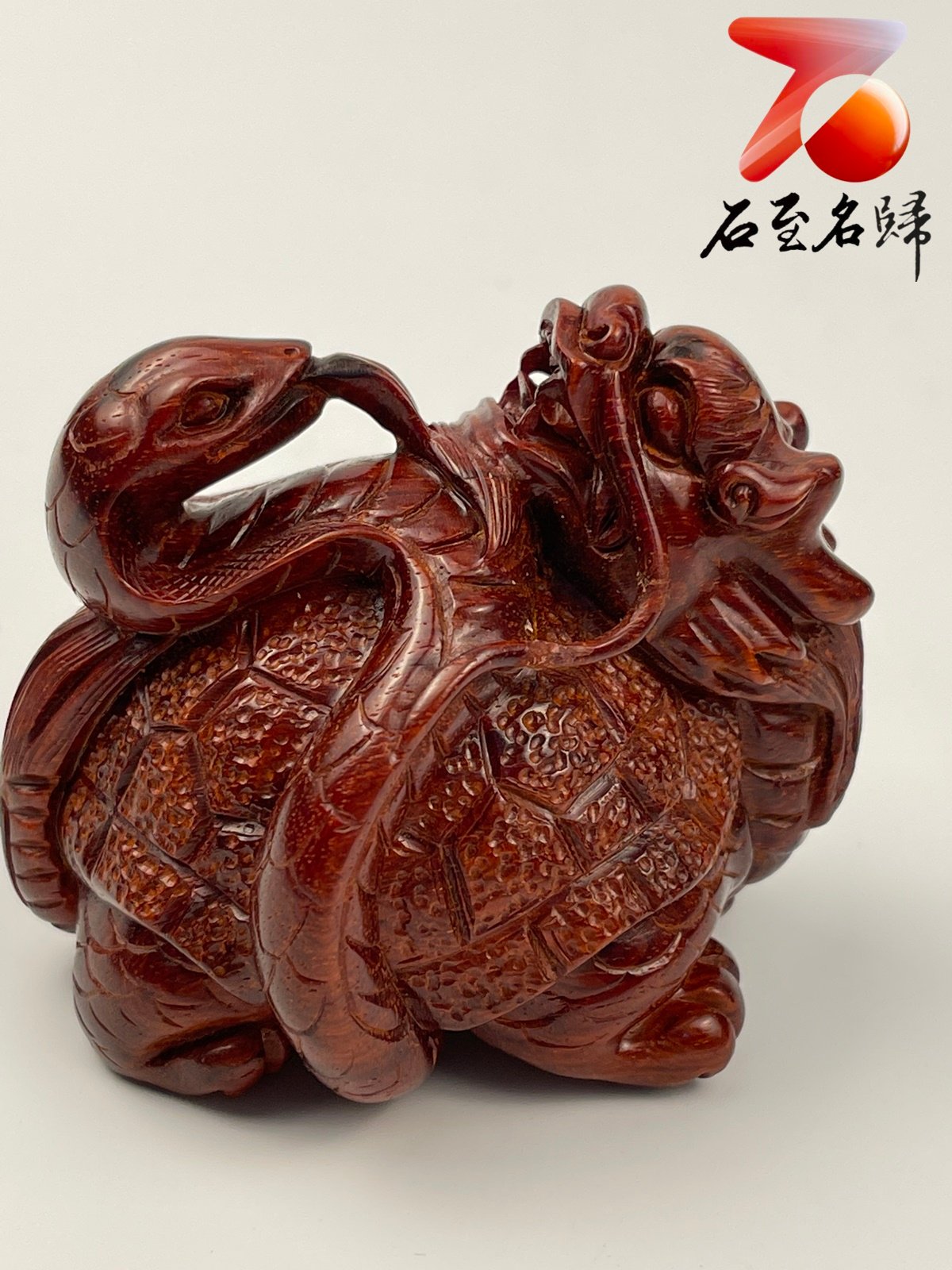 精選印度小葉紫檀高油密材質 湘工手作 【玄武】