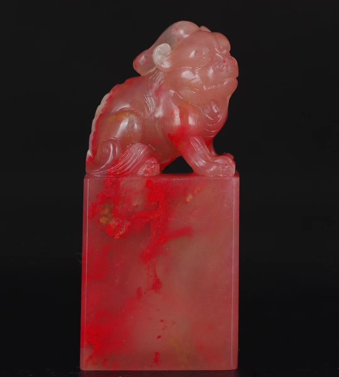 巴林雞血大紅袍【古獸印章】