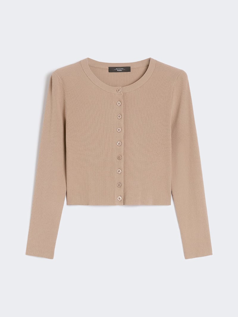 WEEKEND羅紋短腰開襟衫