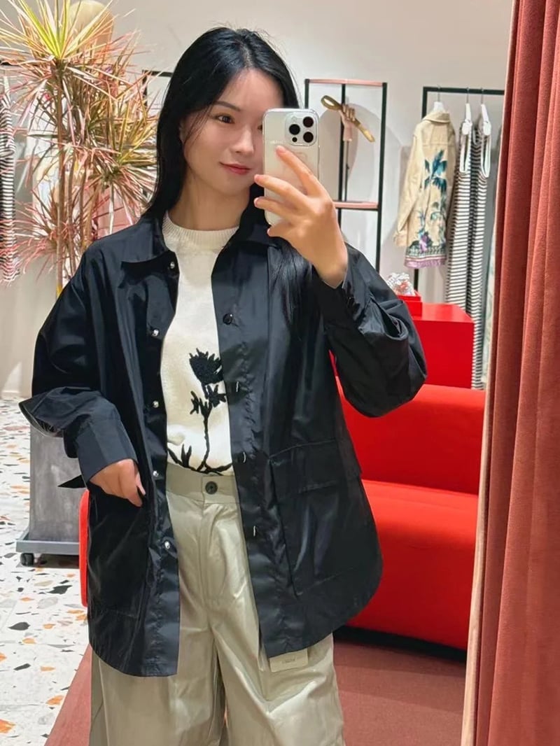 MAX&Co.襯衫式薄外套