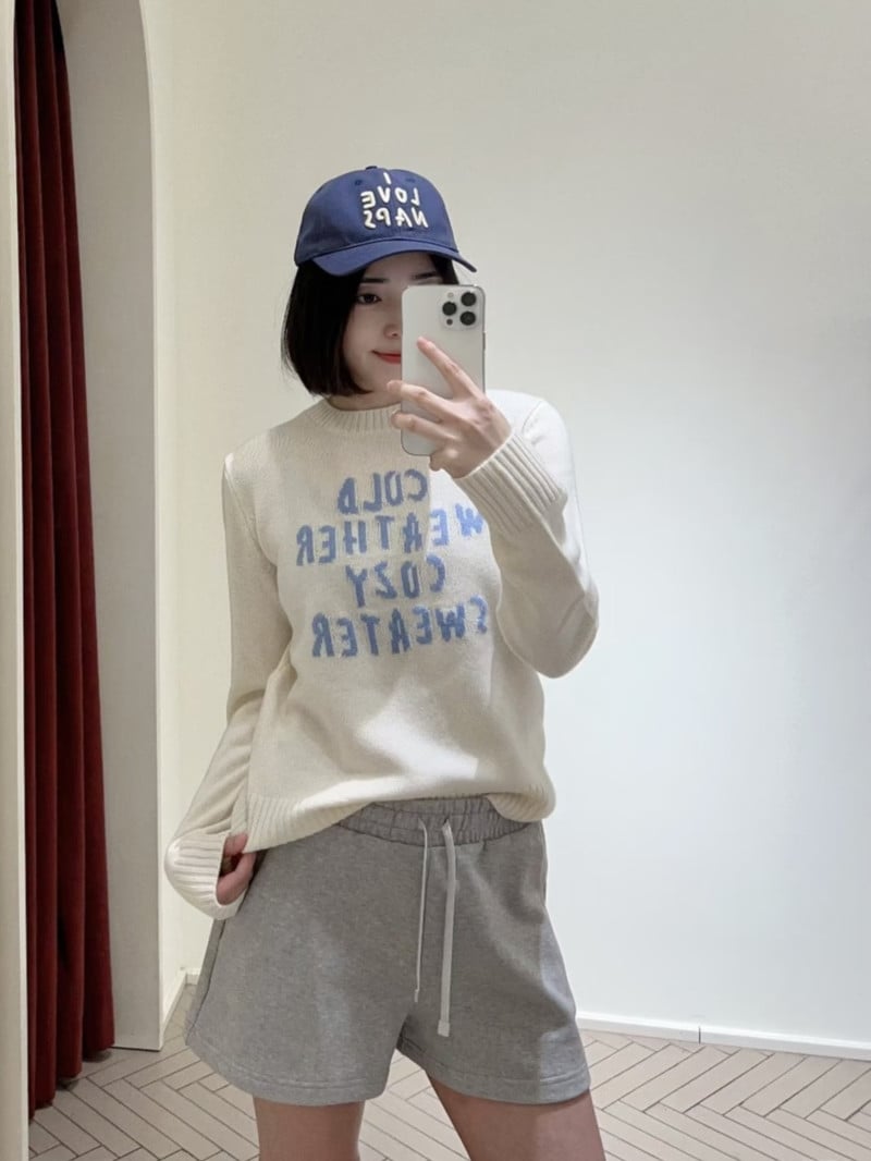 MAX&Co.羊毛羊絨混紡提花毛衣