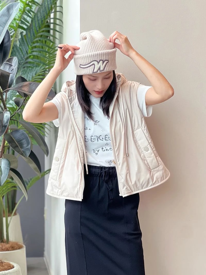 WEEKEND防水駝絨填充雙面背心