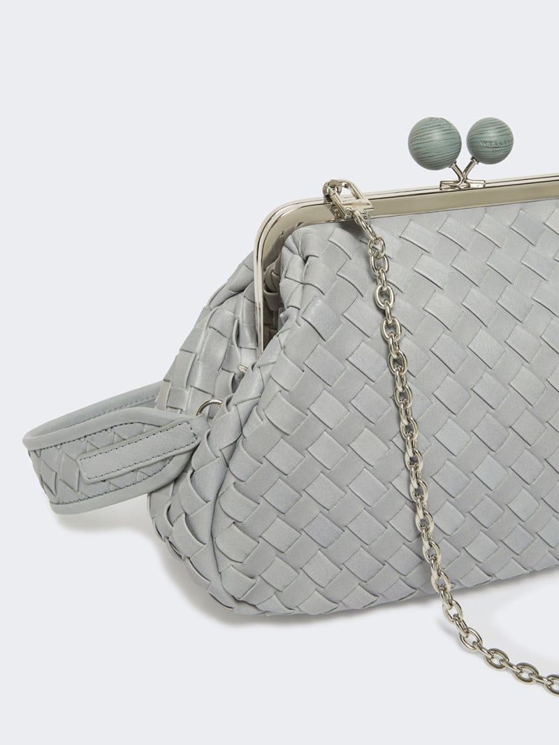 WEEKEND牛皮革編織中甜點包