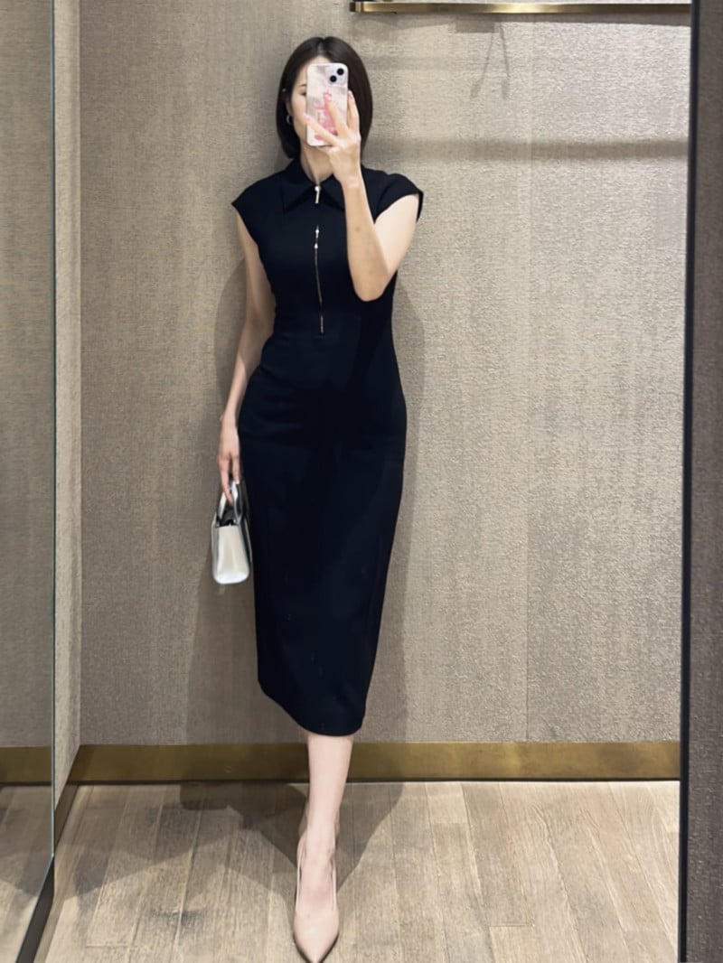 MaxMara Studio無袖修身cady洋裝