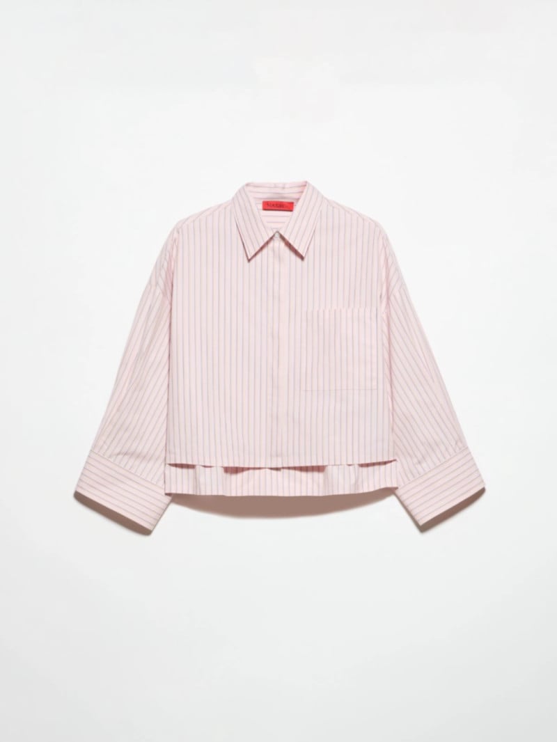 MAX&Co.寬版七分袖短襯衫