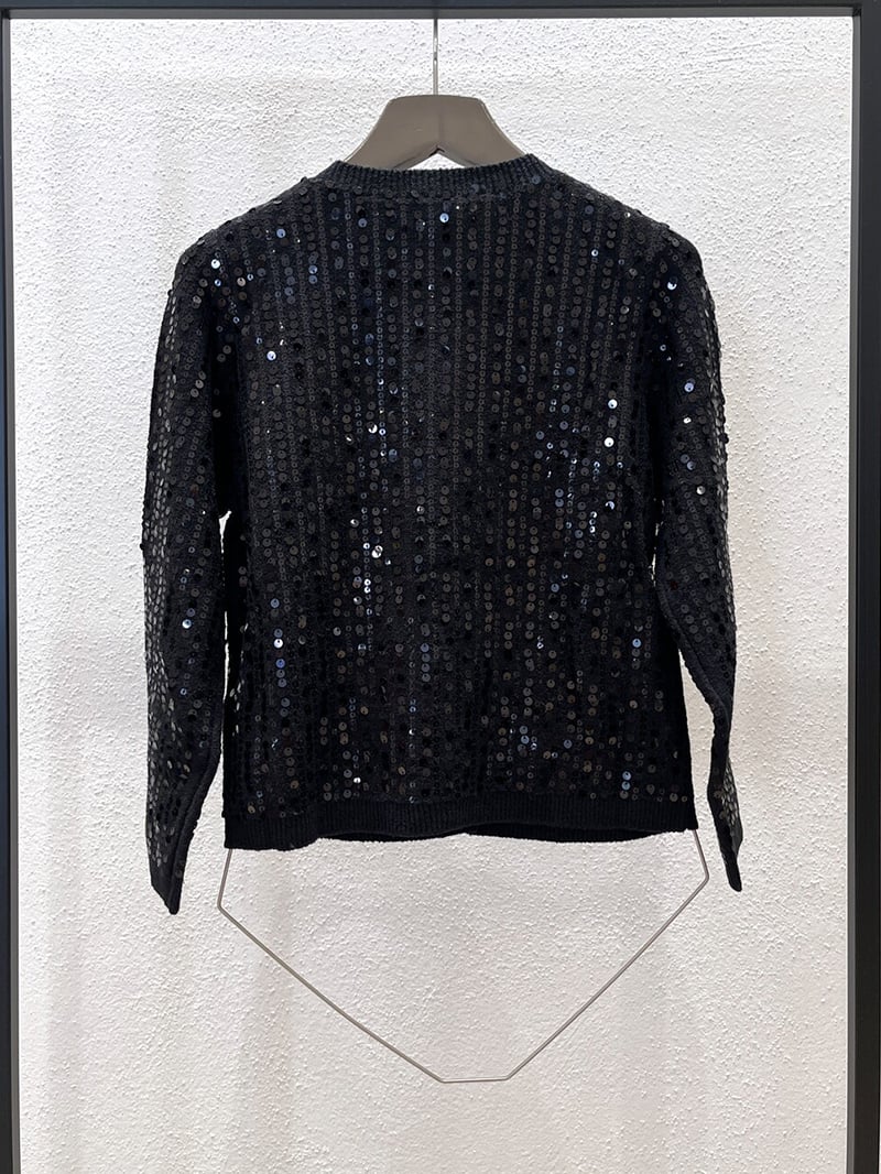 MARELLA亮片刺繡開襟衫