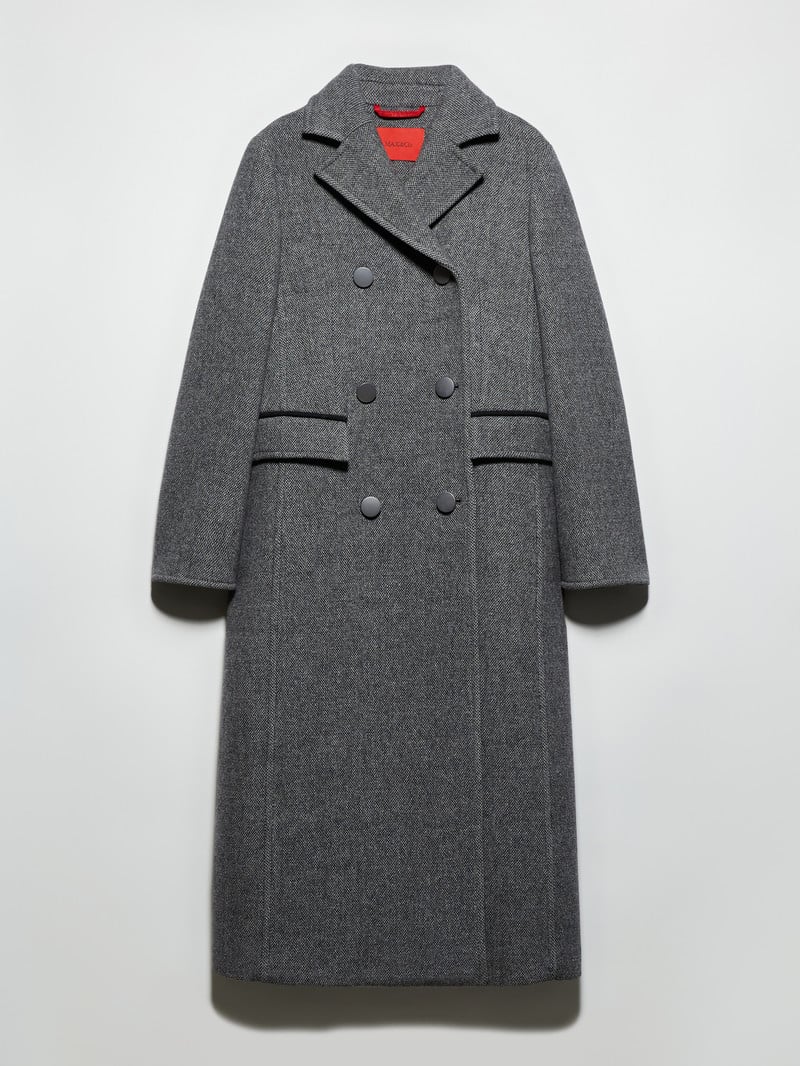 MAX&Co.雙層羊毛雙排扣大衣