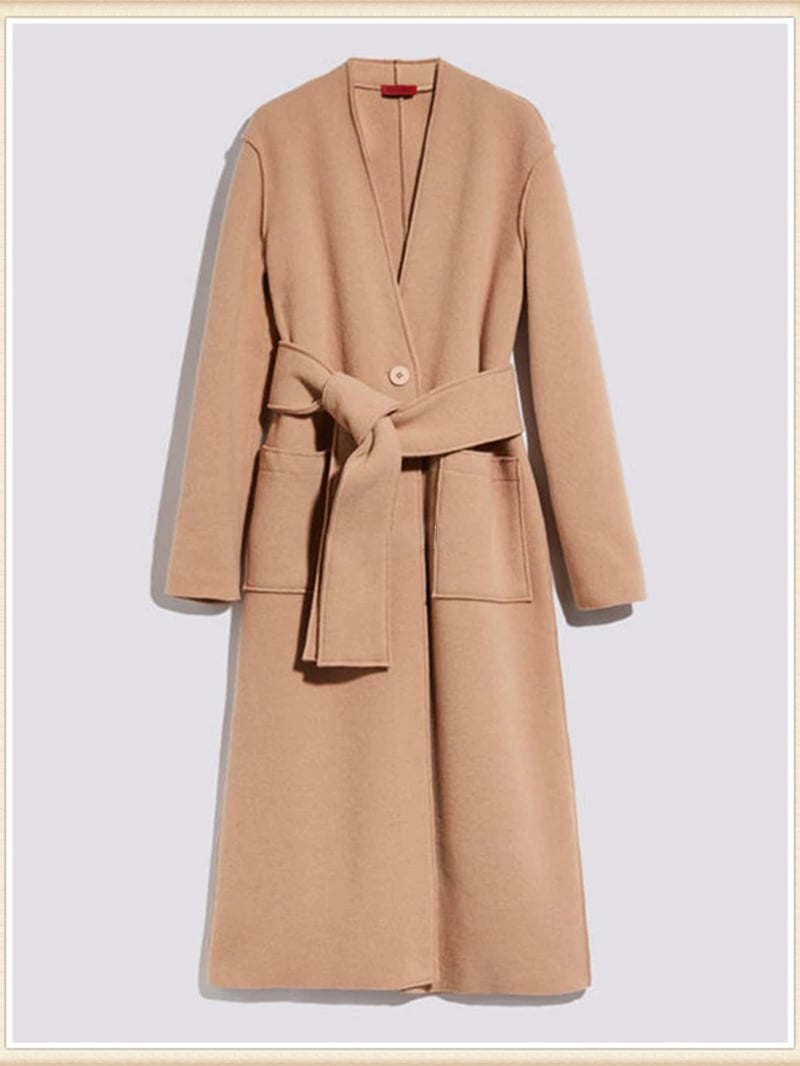 現貨MAX&Co.羊毛繫帶大衣