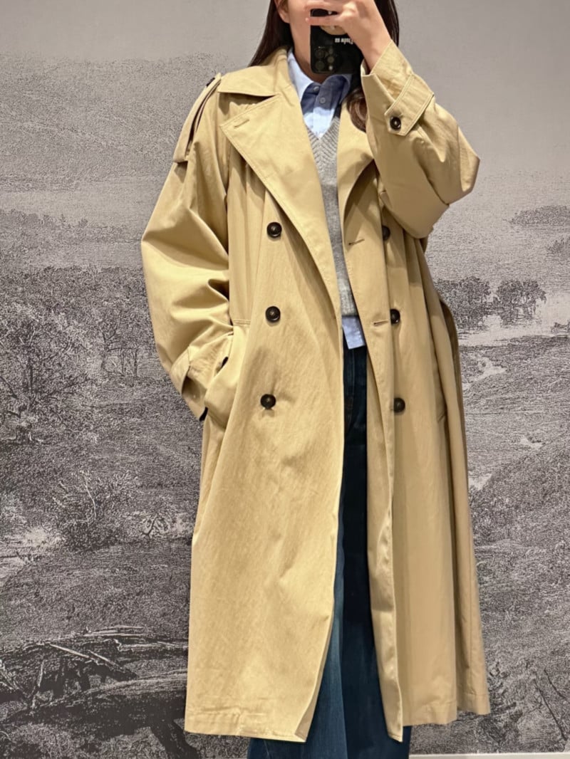 WEEKEND防水雙排扣風衣