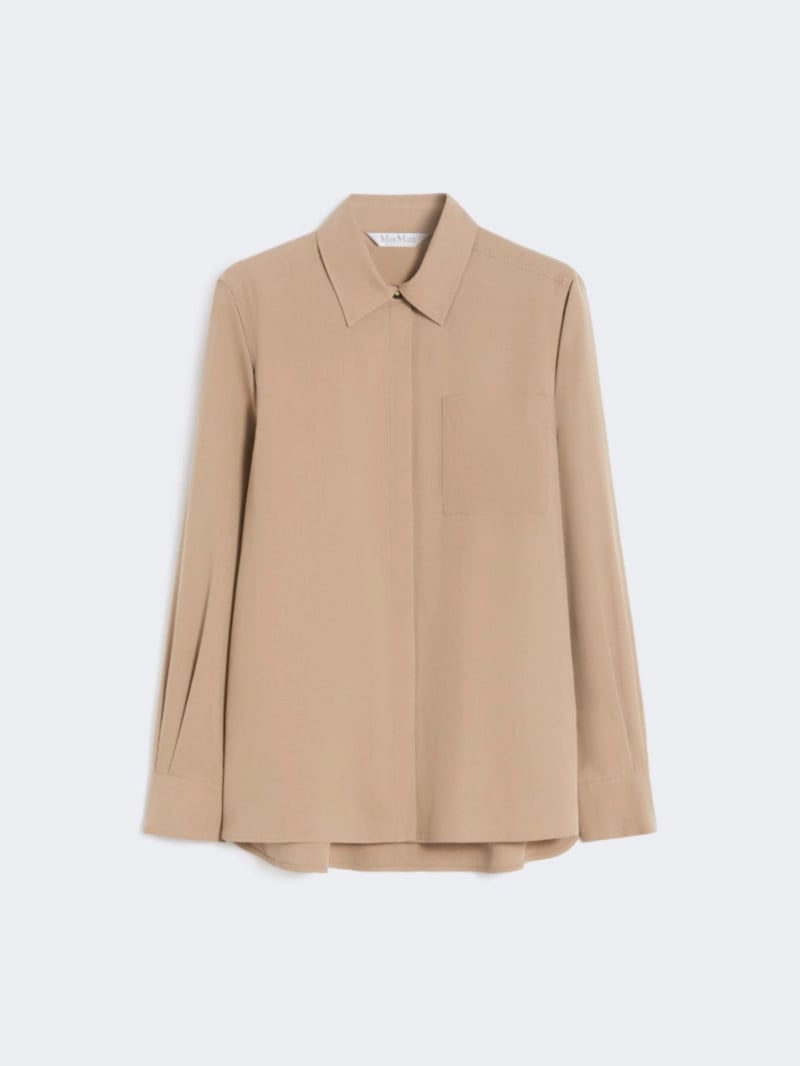 MaxMara真絲長袖襯衫