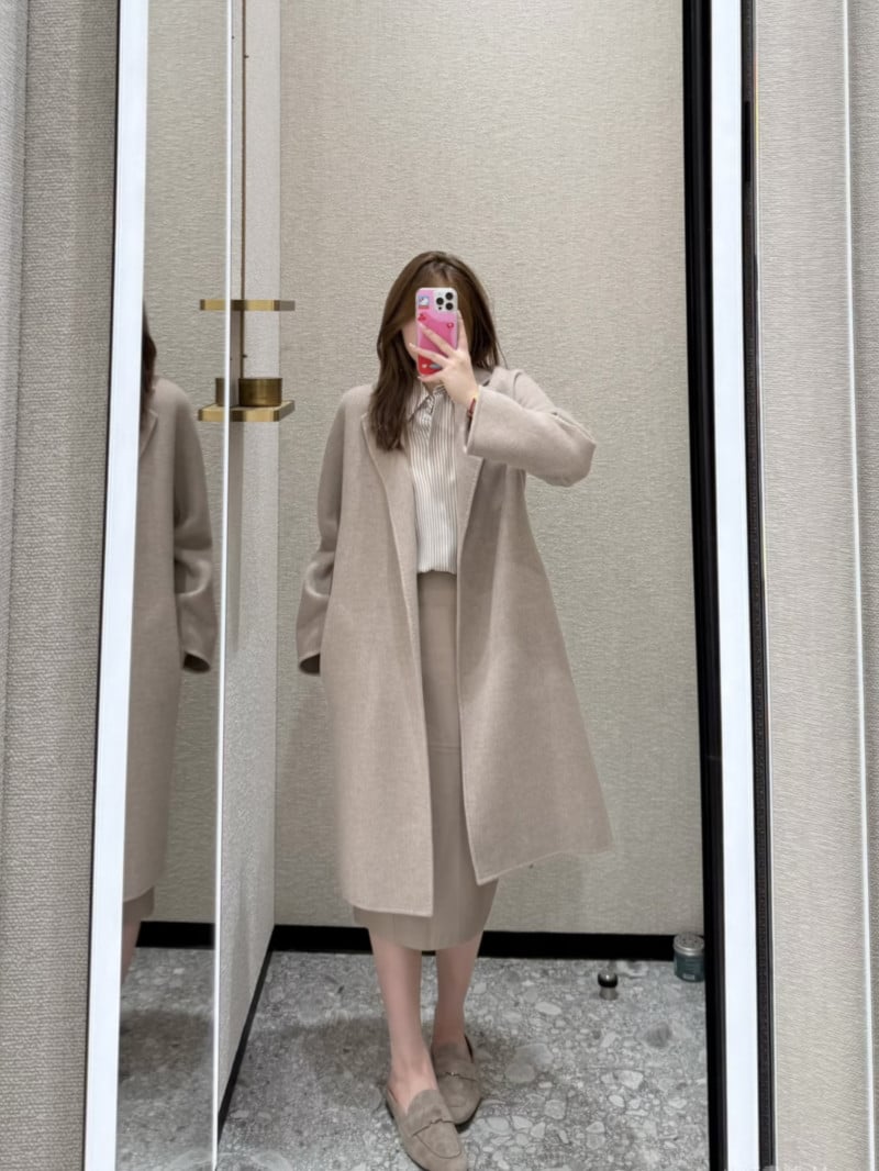 MaxMara麂皮圓頭穆勒鞋