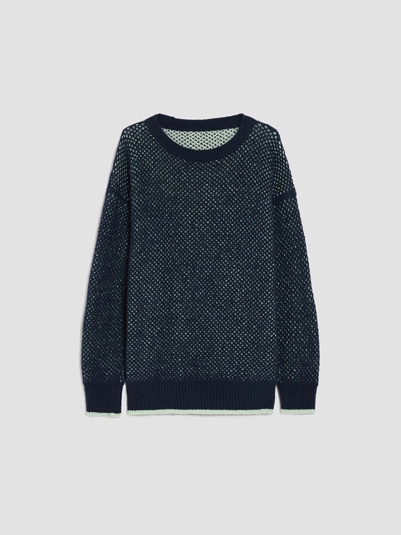 現貨MAX&Co.雙面網眼針織毛衣