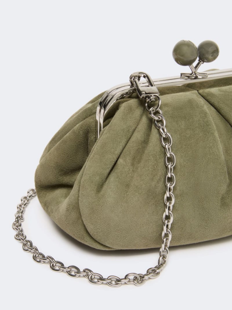 WEEKEND麂皮絨面革小甜點包