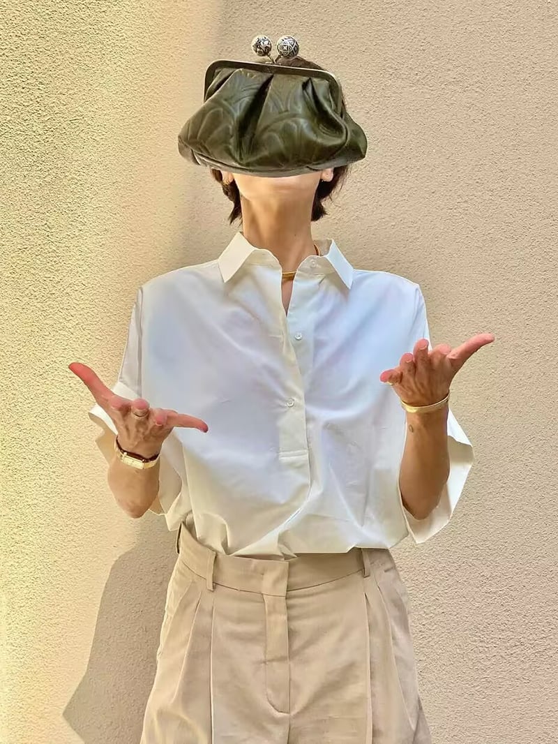 WEEKEND三粒扣Polo領襯衫