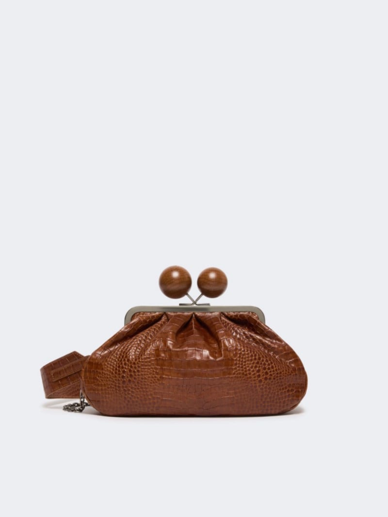 WEEKEND小牛皮鱷魚紋中甜點包